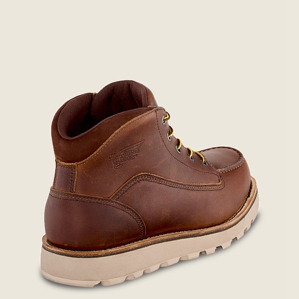 Red Wing Work Boots Traction Tred Lite - Waterproof Soft Toe Chukka - Brune - Herre 5980-TXCUJ